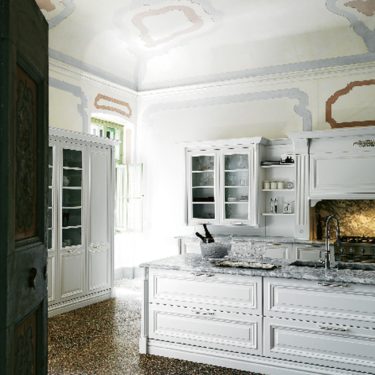 Cesar Elite Kitchen in White Lacquer