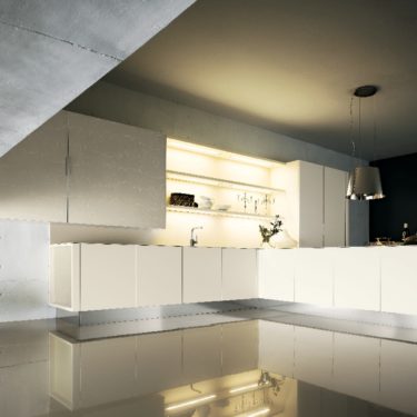 Cesar Yara Kitchen in Butter Lacquer