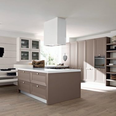 Cesar Noa Transitional Kitchen in Clay Pine
