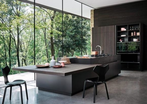contemporary kitchens wood
